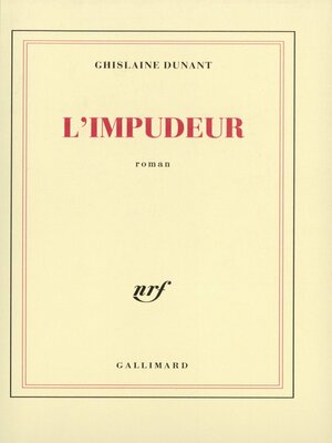 cover image of L'Impudeur